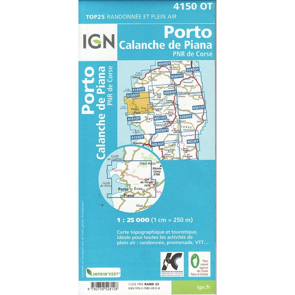 Porto - Calanche de Piana 4150OT Top25 IGN